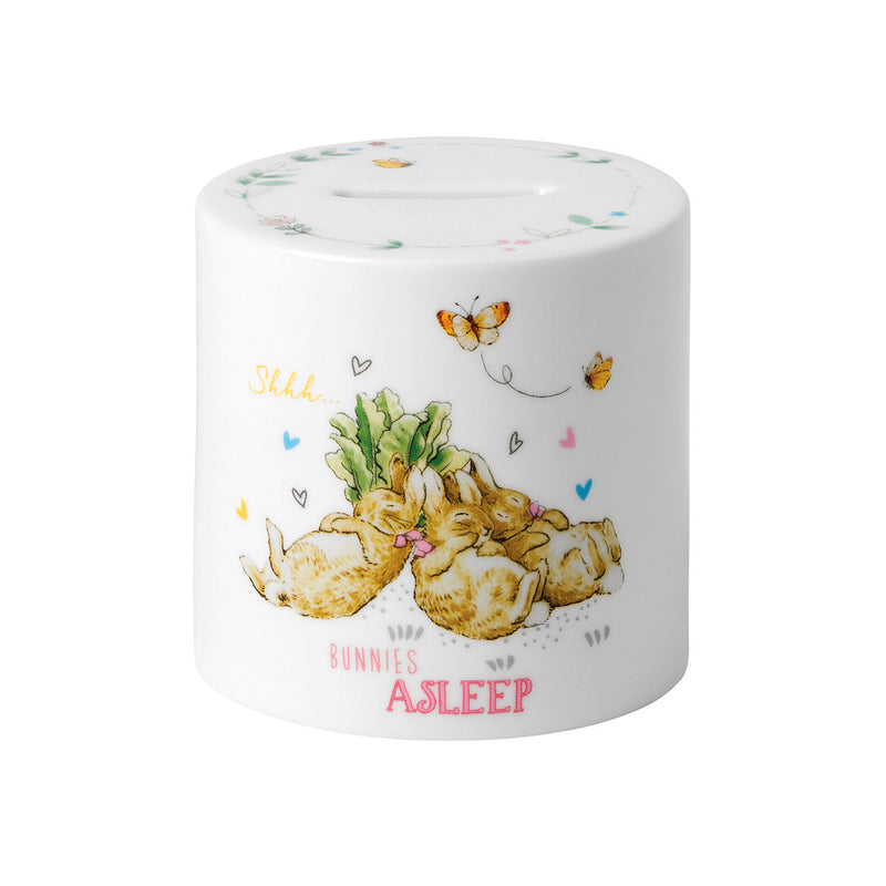 Peter Rabbit Flopsy, Mopsy & Cottontail Money Box - Pink