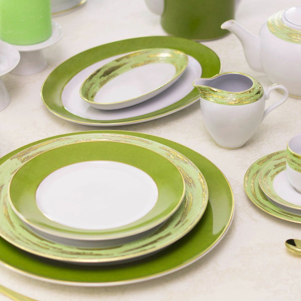 Porcel Olivia Lotus Plate Setting for Eight