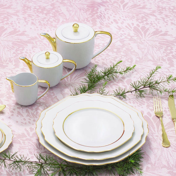 Porcel Premium Gold Dinner Set for Eight