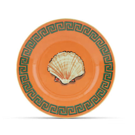 IL Viaggio Di Nettuno Bread Plate Rock Orange