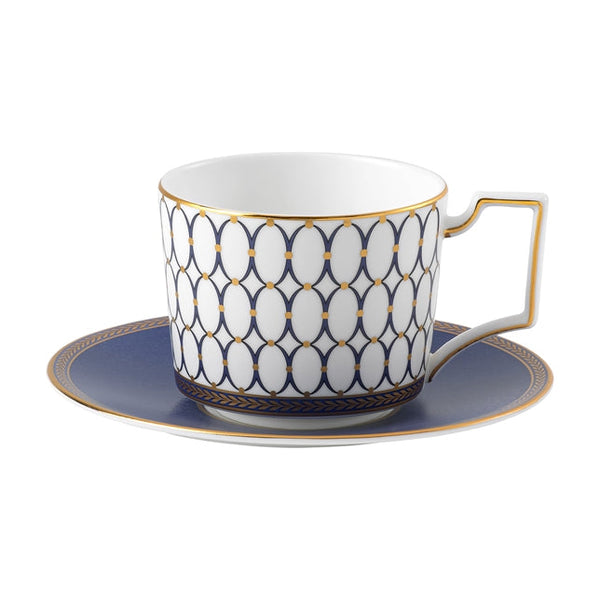 Wedgwood Renaissance Gold Set of Six Teacups & Saucers
