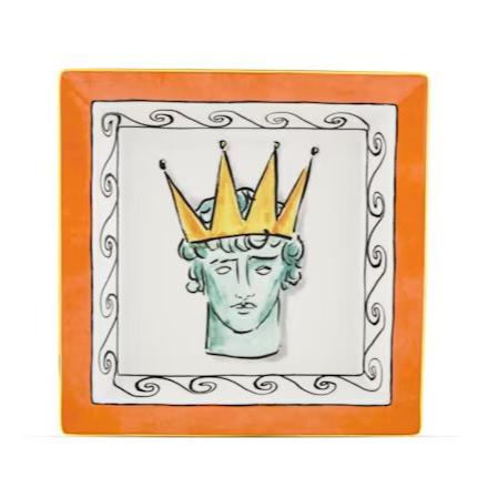 IL Viaggio Di Nettuno Rock Orange Square Change Tray