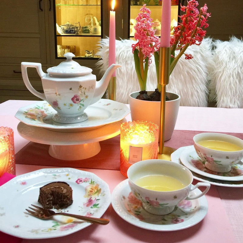 Maria Pink Rose Tea Service Set