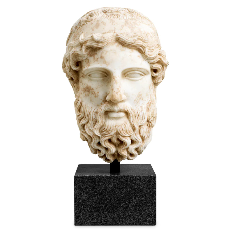 Bust Hermes Marble Antique Look
