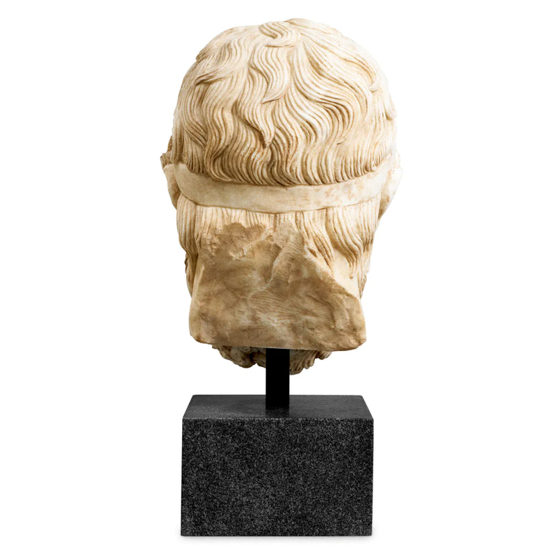 Bust Hermes Marble Antique Look