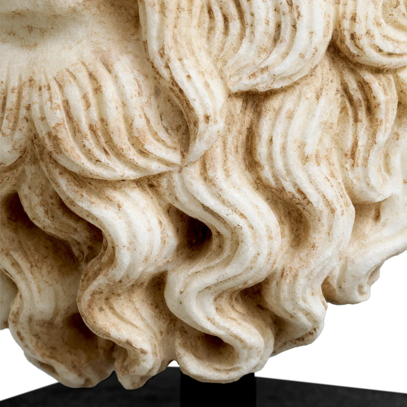 Bust Hermes Marble Antique Look