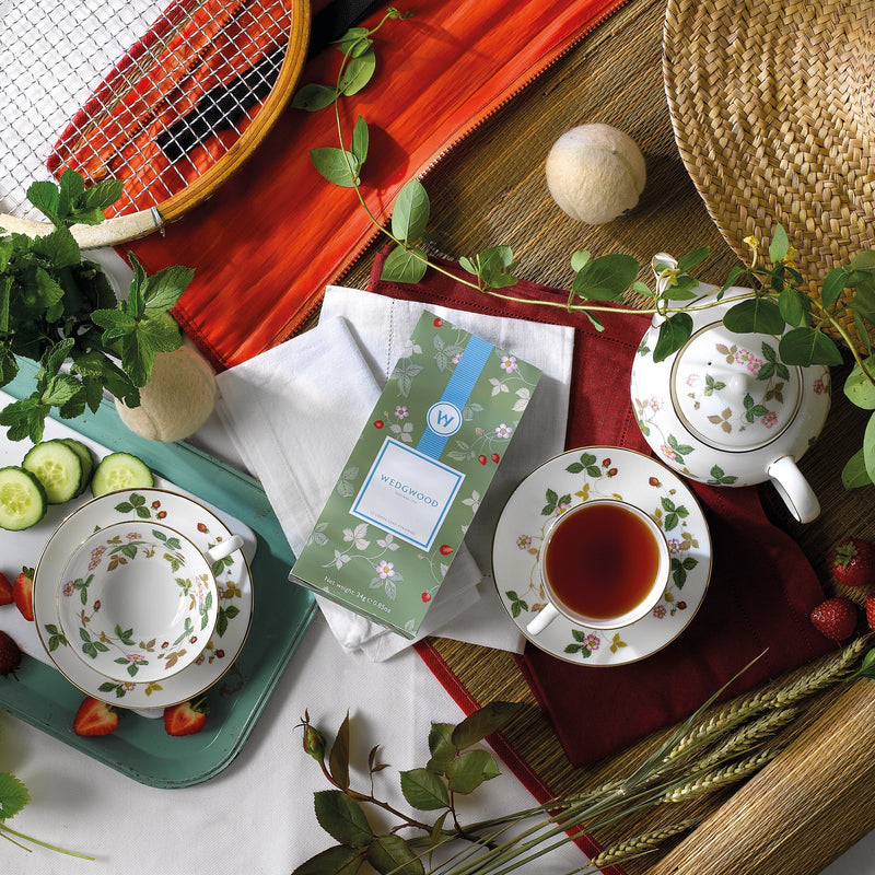 Wedgwood Wild Strawberry Green Tea Set for Two