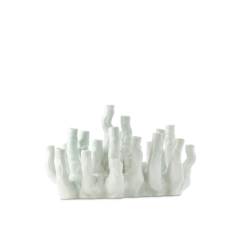 Coral Reef White Vase