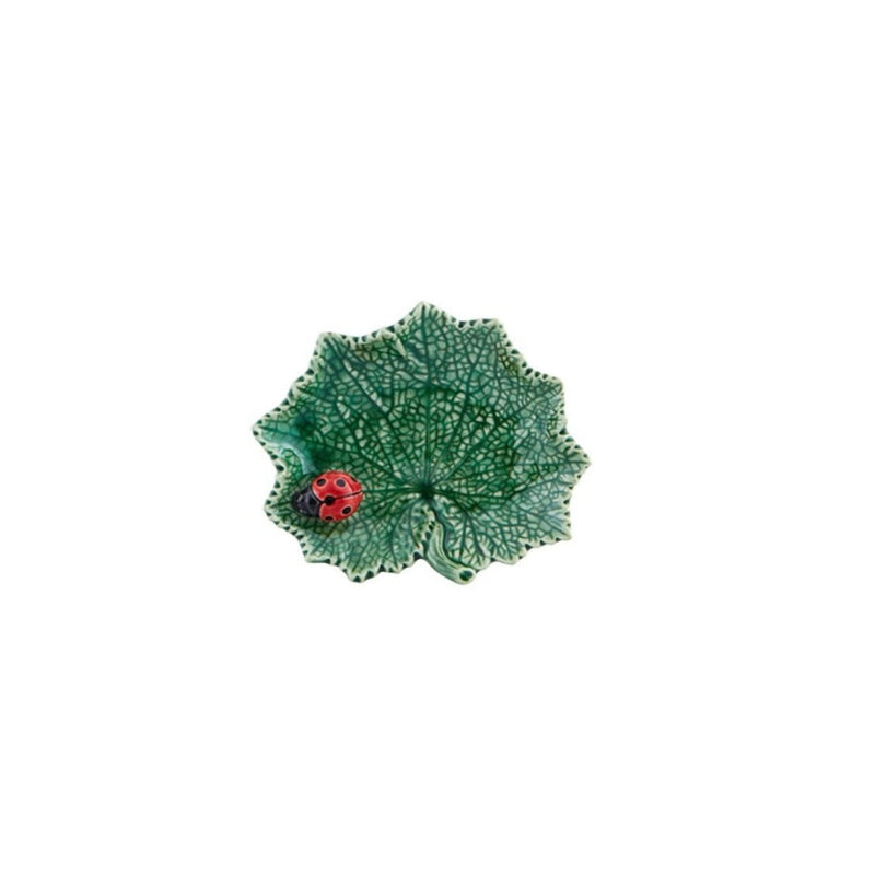 Leaf Ragwort with Ladybug Countryside
