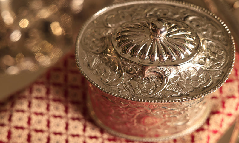 Silver Plated Box With Lid