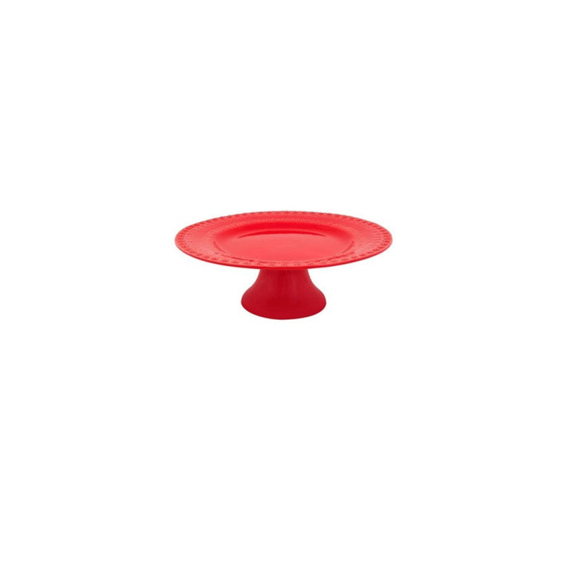 Fantasy Cake Stand 28cm Red