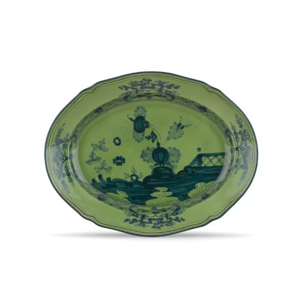 Oriente Italiano- Malachite Oval Platter