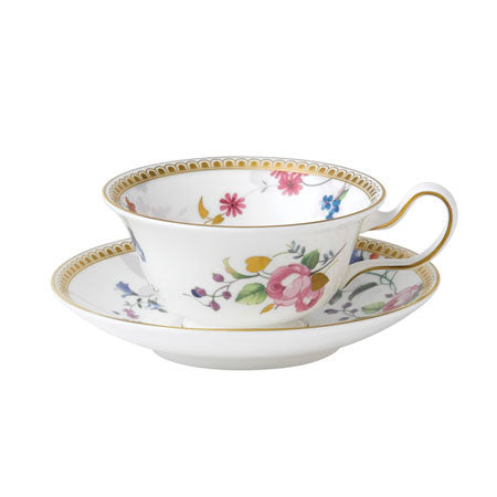 Wedgwood Rose Gold Set of 2 Teacups and Saucers