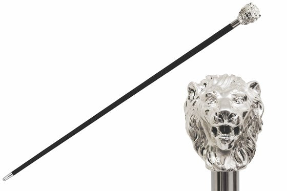 Silver Lion Cane