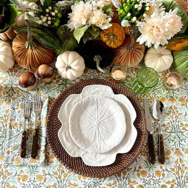 Cabbage Plate 19cm Beige