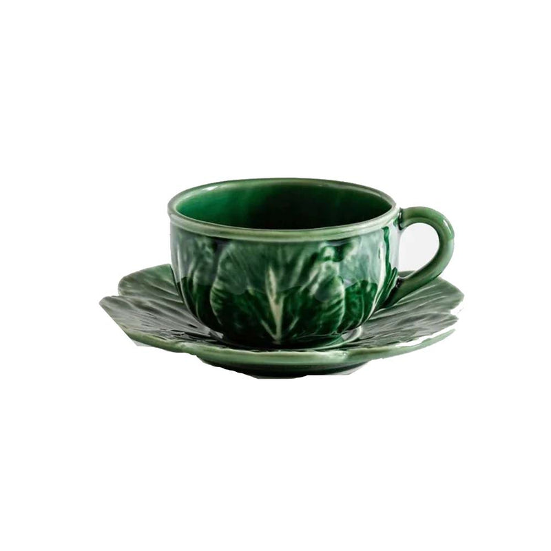 Cabbage Tea cup and saucer