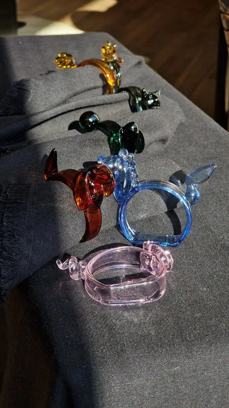 Courtyard Napkin Rings S/6