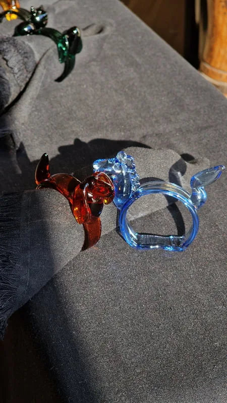 Courtyard Napkin Rings S/6
