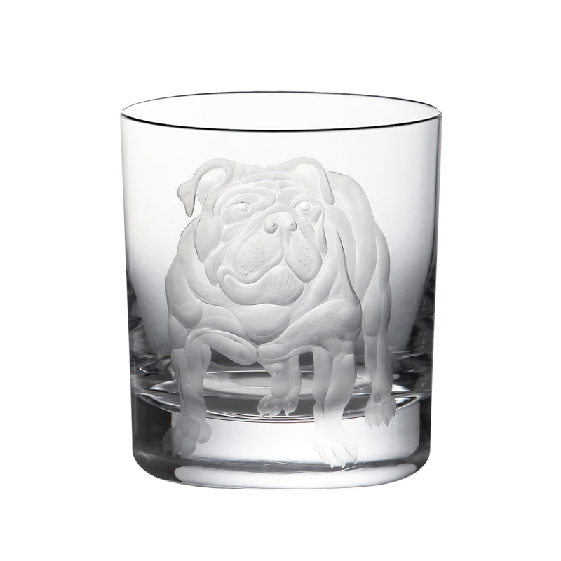 Bull Dog Double Old Fashioned Clear S/2