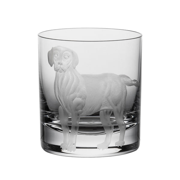 Labrador Double Old Fashioned Clear S/2