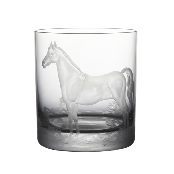 Horse Double Old Fashioned Clear S/6