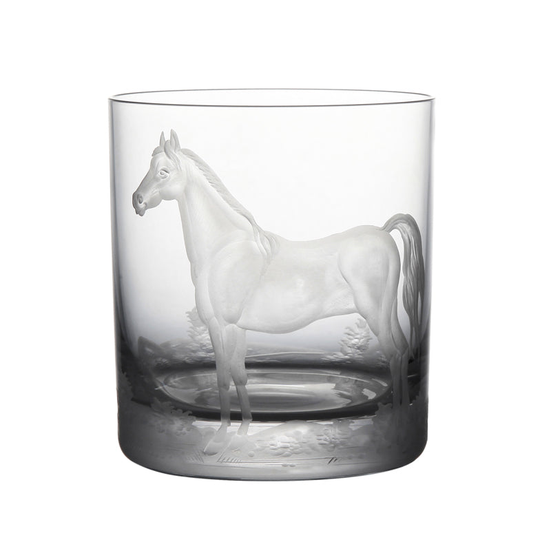 Horse Double Old Fashioned Clear S/6