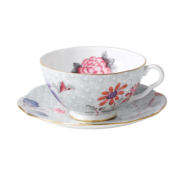 Cuckoo Set of 6 Green Tea Cup & Saucer
