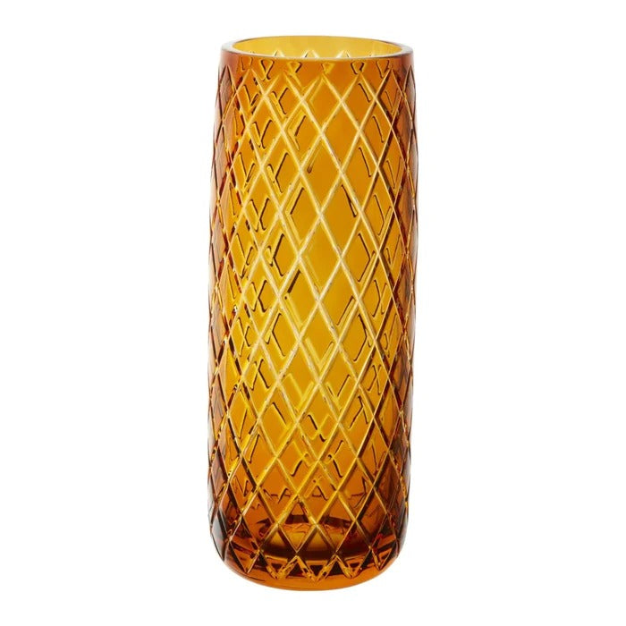 Halequin Vase Sevelte 34cm Amber