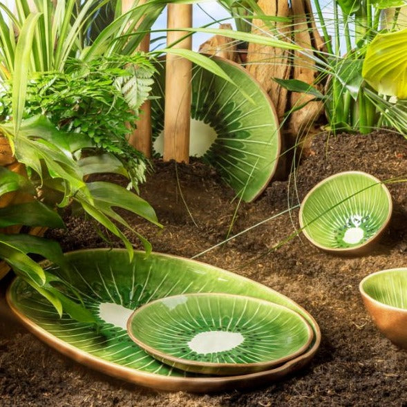 Tropical Fruits Charger Plate Kiwi