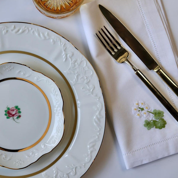 Porcel Vivian White Dinner Set for Twelve