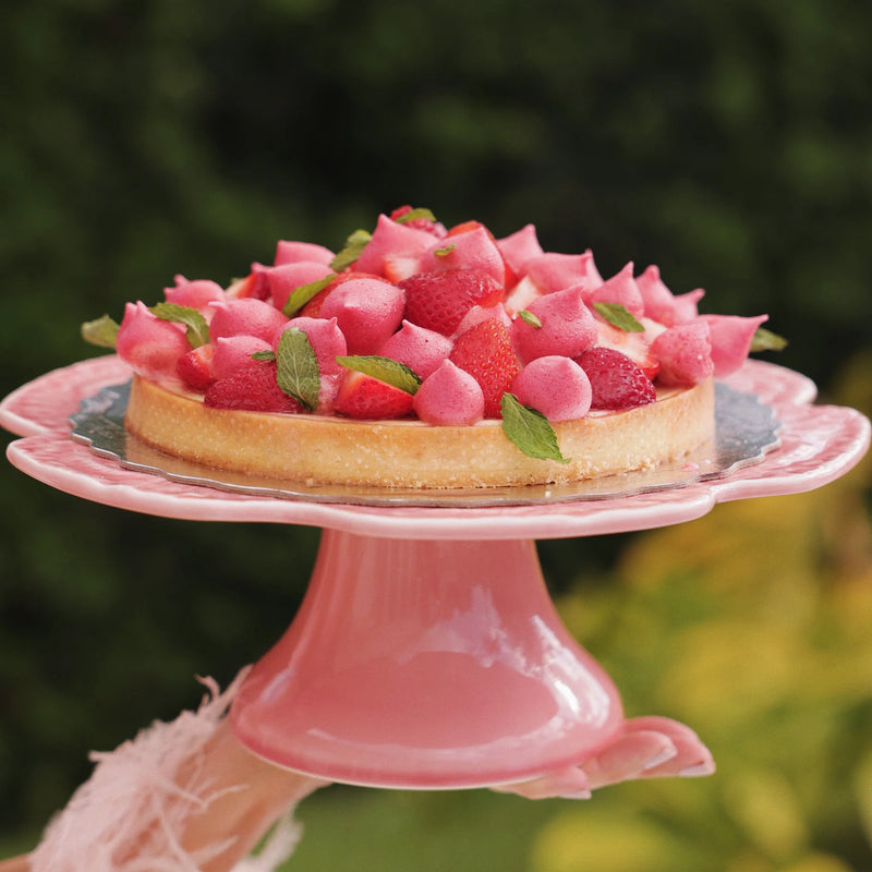 Cabbage Cake Stand Pink