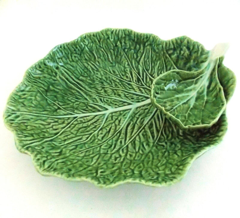 Cabbage Leaf with Bowl 34cm Natural