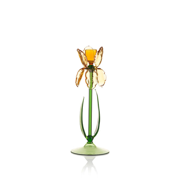 Iris Candleholder Amber