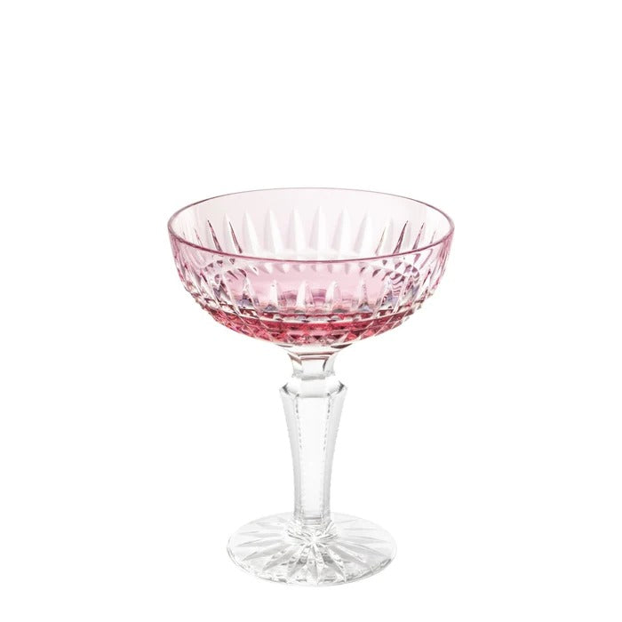 Seville Champagne Saucer Pink, Set of 6