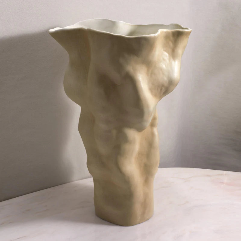 Timna Vase Tall - Latte
