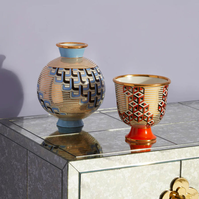 Jonathan Adler | Gala - Graffiti Round Vase | Mérci Dehradun Jonathan Adler | Gala - Graffiti Round Vase | Mérci Dehradun