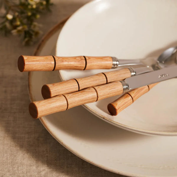 Bamboo / Dinner Fork / Light press wood