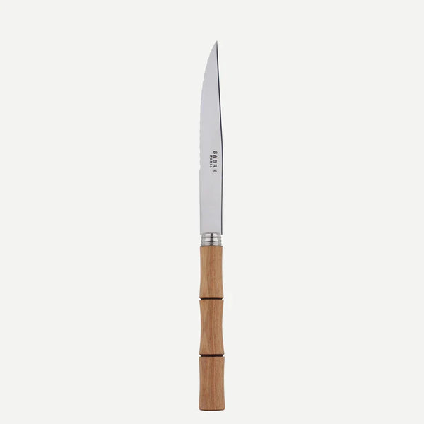 Bamboo / Steak Knife / Light press wood