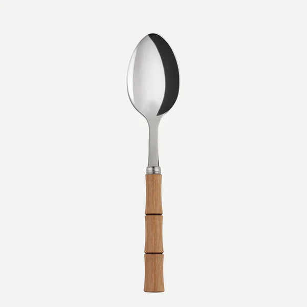 Bamboo / Dessert Spoon / Light press wood