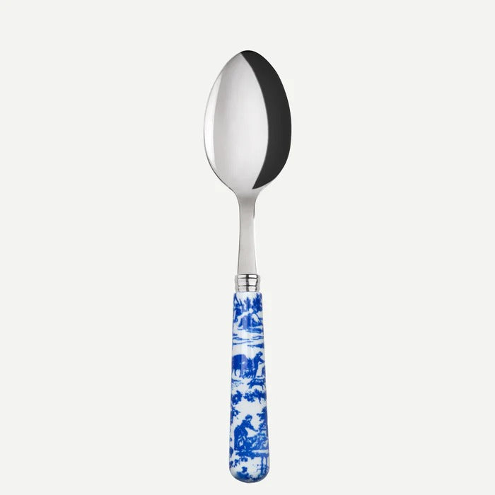 Toile de jouy / Soup Spoon/ Blue