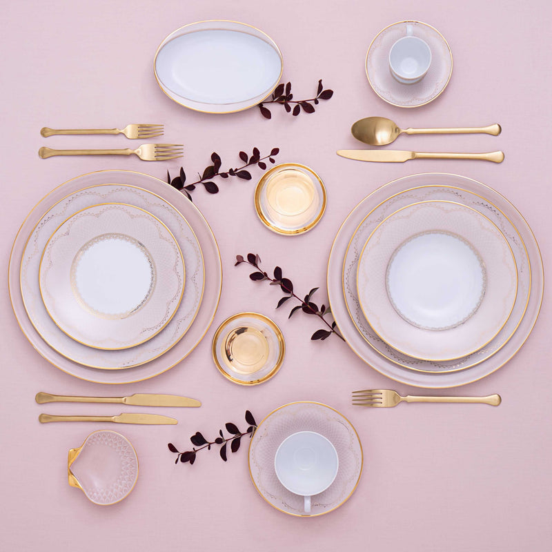Set of 4 - Grace Dinner Plates 28cm