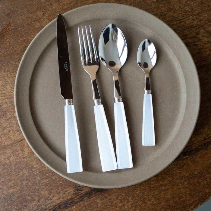 Icône/ 5 pieces cutlery set / White