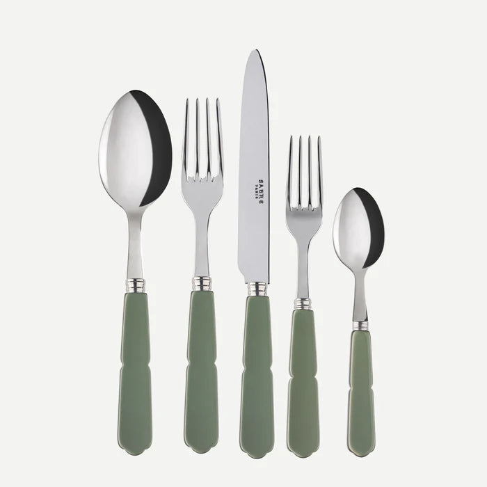 Gustave / 5 pieces cutlery set / Moss