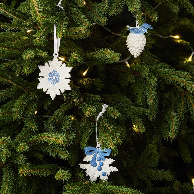 Christmas Snowflake Ornament White