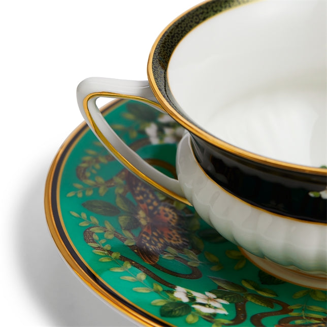 Wonderlust Emerald Forest Teacup & Saucer