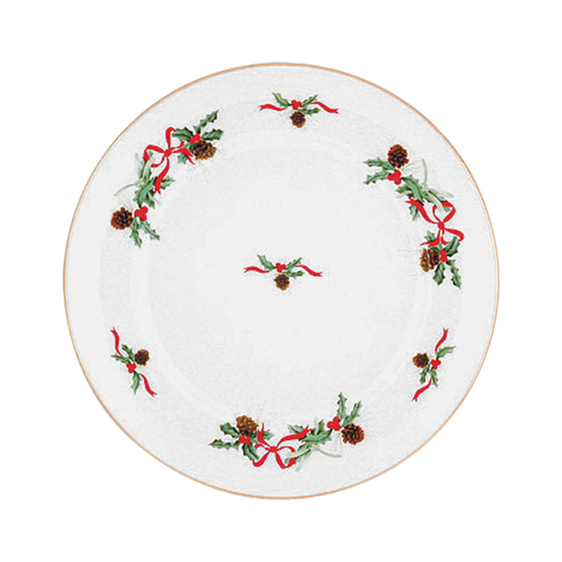 Christmas Holly Dessert Set