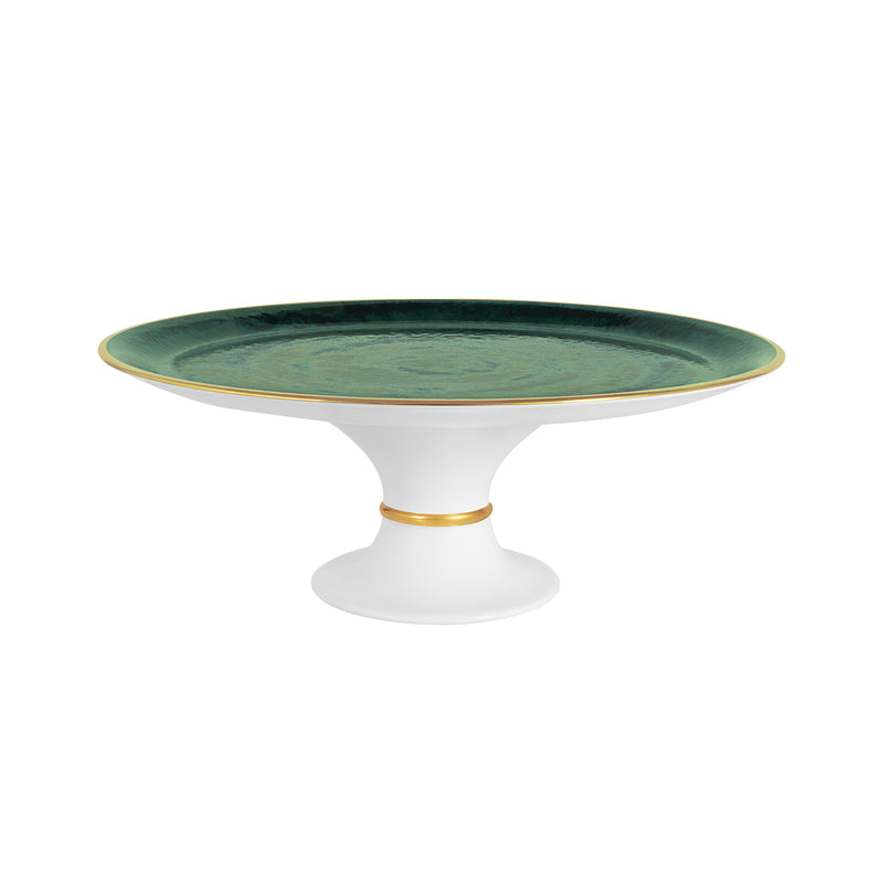 Lush Forest Footed Plate