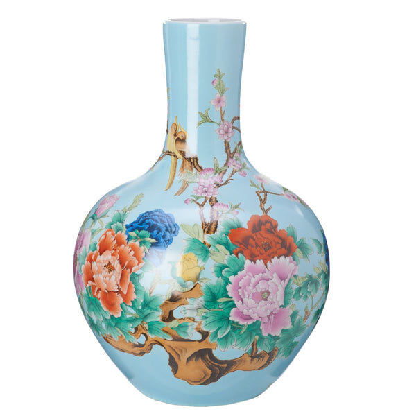 Ball Body Vase Light Blue