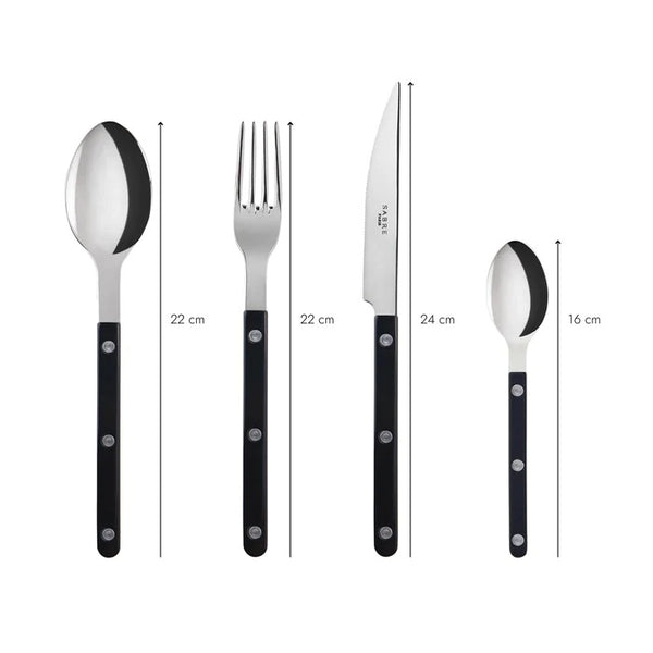 Bistrot Shiny Solid / Soup Spoon / Black