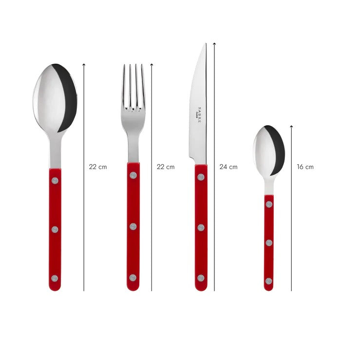 Bistrot Shiny Solid / Soup Spoon / Burgundy